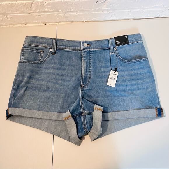 Express Shortie Midrise Shorts  16 - Picture 1 of 14